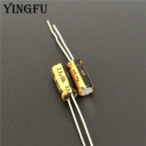 10pcs 2.2uF 50V NICHICON FG(Fine Gold) 5x11mm 50V2.2uF Top Grade Audio Capacitor