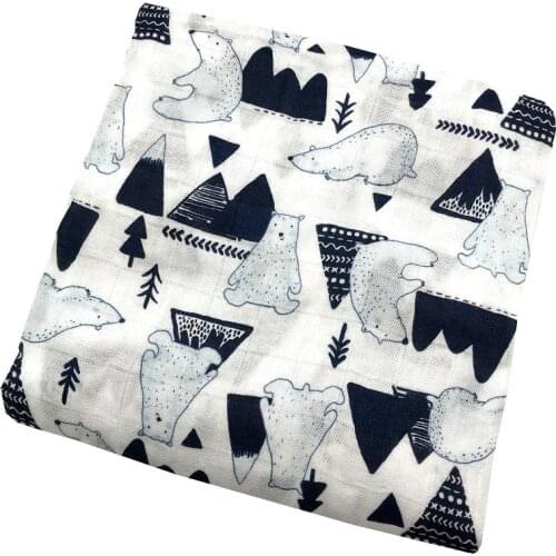 100% Bamboo Fiber Muslin Swaddle Blankets Newborn Photography Accessories Soft Swaddle Wrap Baby Bedding Bath Towel