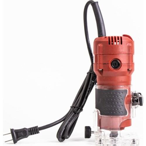 550W Woodworking Electric Trimmer Wood Milling Engraving Slotting Trimming Machine Carving Machine Router Wood with Parts