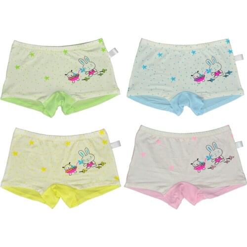 8 Pieces / Pack girl underwear panties rabbit hot sale children pants kids wholesale high quality underware cartoon mix