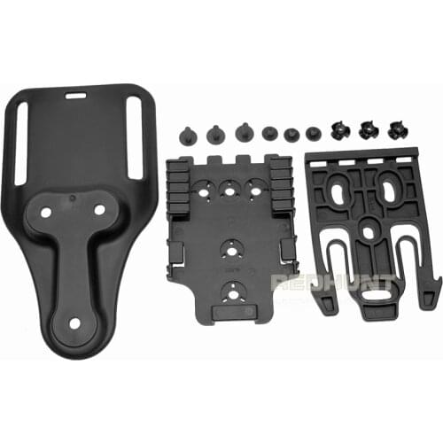 Gun Hoster Accessories Mid-Ride Belt Loop Adapter UBL Style Loop Mid-Ride Drop Low-Ride Universal Belt Loop Quicck Locking Kit