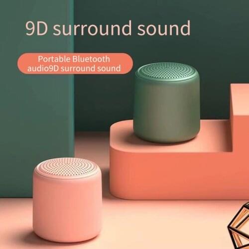 Wireless Creative Macaron Bluetooth Speaker Outdoor Sports Waterproof Mini Portable Subwoofer Collection Small Speaker