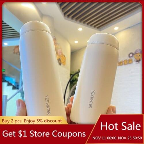 210ML/280ML Thermos Cups Kids Cute Water Bottle Stainless Steel Mini Style Thermos Bottle Vacuum Flask Bottle Studens cup