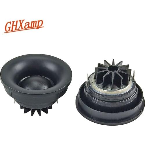 GHXAMP Speaker 25 Core 1 Inch Tweeter 4Ohm 30W Silk Film Dome Loudspeaker Neodymium Treble Speaker ABS Panel Toothed Radiator