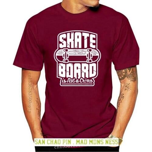 Skate Board T-Shirt. 100% Cotton Premium Tee New Brand Clothing Tee Shirt