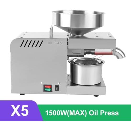 Cold Hot Press Oil Press Machine Oil Extractor Expeller Machine Cold Hot Presser CE Certificate