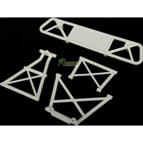 Nylon Rear Bumper Set Fit for 1/5 Losi 5ive T Rovan LT KingmotorX2