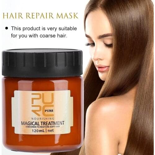Hair Mask Magical Keratin Hair Treatment Mask Effectively Repair Damaged Dry Hair 5 Seconds Nourish & Restore Soft Hair Care