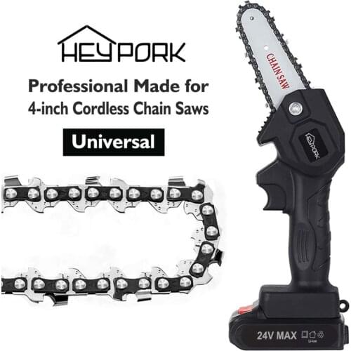 Mini Chainsaw Chain 4 Inch Chainsaw Chain Guide Saw Chain Replacement Portable New 3/5Pcs