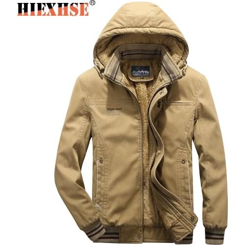 Autumn Winter New Jacket Fashion Trend Casual Thickened Warm Cotton-padded Clothes Slim Baseball Coats Size Down Warm Jacket