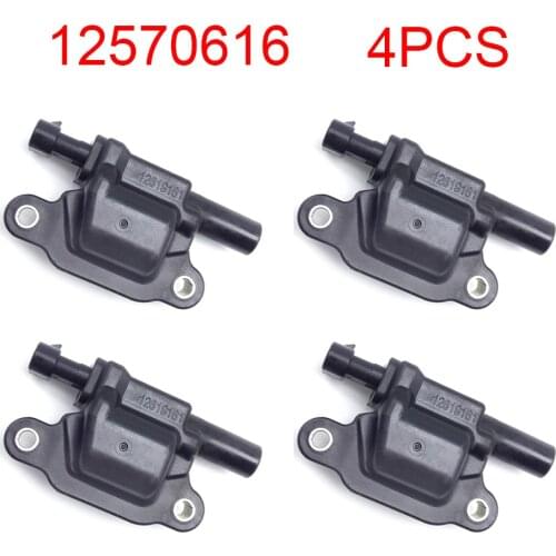 New 4PCS Ignition Coils 12570616 For Chevrolet Cadillac Pontiac Buick Hummer GMC Saab 12611424 C1511 High Quality