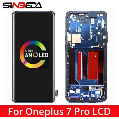 Original 6.67" AMOLED LCD For Oneplus 7 Pro LCD Display Touch Screen Digitizer Assemble For OnePlus 7 Pro LCD Replacement