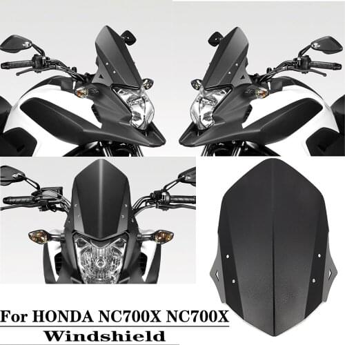 For HONDA NC 700X 2012-2013 NC 750X 2014-2019 NC700X NC750X Windshield Motorcycle Accessories Windshield Front Guide Plate