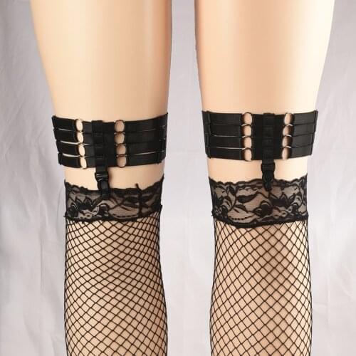 Women Body Harness Waist Belt Leg Thigh Punk Suspenders Garters Belts Elastic Body Bra Harness Garter Belt Stocking Lingerie Leg