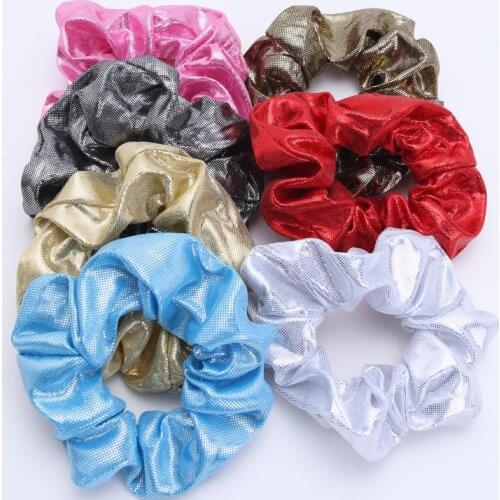 6 Pieces New Shiny Women Hair Scrunchies Girls Elastic Hair Bands Ladies Ponytail hair Holders Gift Hair Accessories