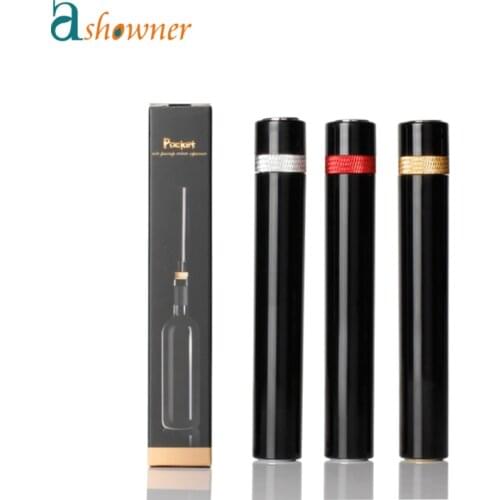 Air Pressure Corkscrew Air Pump Wine Bottle Opener Safe Portable Stainless Steel Pin Cork Remover Kitchen Tools Bar Accessories