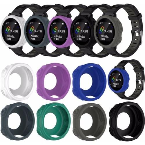Silicone Protective Case Cover Band Cover Case Protector For Garmin Forerunner 235 735XT GPS Watch