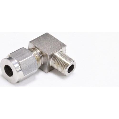 Stainless steel clasp elbow 304 right angle 90 degree joint tube 6mm-1/8",1/4",3/8",1/2" High pressure pipe joint