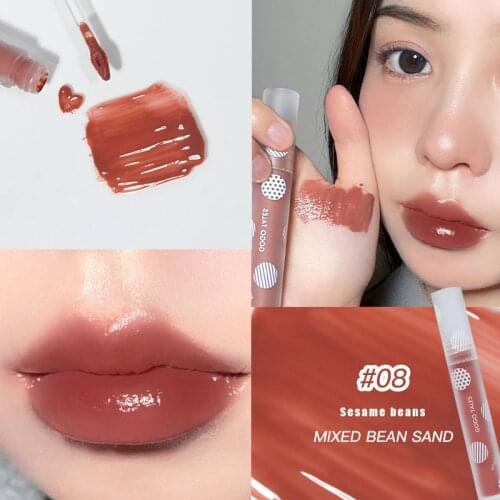 Mirror Lip Glaze Easy To Color Waterproof Lipstick Water Glass Lip Gloss Moisturizing Long Lasting Hydrating Cosmetic TSLM1