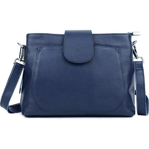 Women Shoulder Bag Small Girl Phone Crossbody Purse Genuine Leather Double Straps Womens Messenger Bag Fashion Best Gift To Mom
