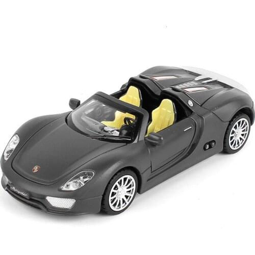 1:32 high simulation Roadster alloy car model Light and sound back to run racing alloy toys for children gifts
