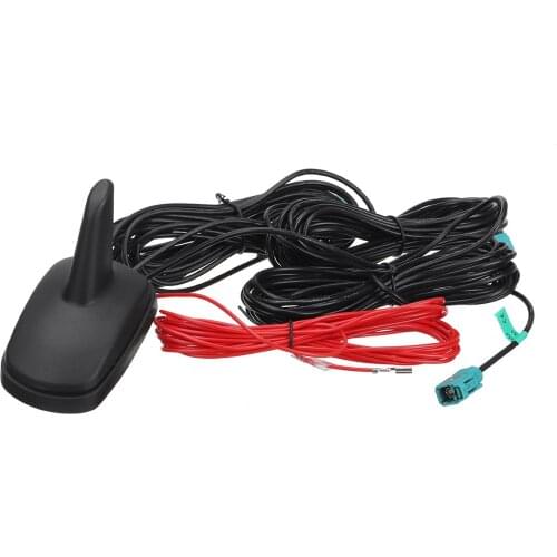 1x Dachantenne Antenne Shark DAB DAB+ GPS FM Auto Design aktiv Fakra Stecker Universal For Audi A4 B8 A6 For VW Golf MK7 MK6 MK5