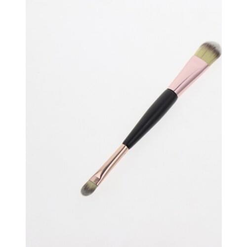 1Pcs Pvc Box Packing 18cm Double Sides Professional Cheap Face Beauty Makeup Cosmetic Tool Product Foundation Concealer Brush