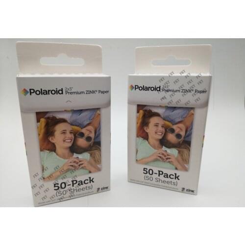 100 sheets Premium ZINK Zero Ink Paper for Polaroid Instant Photo Camera Z2300 Snap touch/Zip Pinter/Socialmatic Instagram