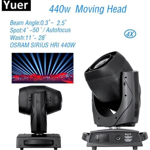 4Pcs/Lot 670W Beam Spot Wash 3IN1 Moving Head Light DMX 512 Sound Control DJ Disco Party Club Moving Head Beam Spot Lights