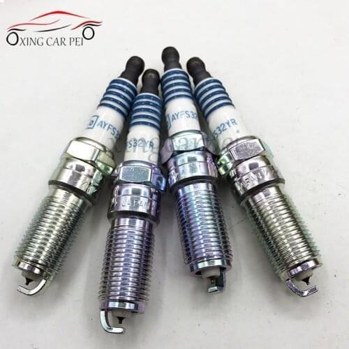 4PCS SP-530 AYFS32YR premium platinum Spark plug Fit for Lincoln MKZ Ford C-Max Fusion 2013 2014 2015 2016