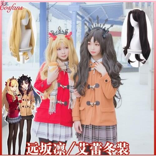 6PCS FGO Cosplay Costume Fate Grand Order Lancer Ereshkigal Cosplay Costume Halloween Carnival Costumes and wig free delivery