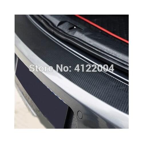 Auto Rear Bumper Trunk Tail Lip Carbon Fiber Protection Stickers Decal Car Styling For Volkswagen VW Golf 6 MK6 MK7 7 GTI