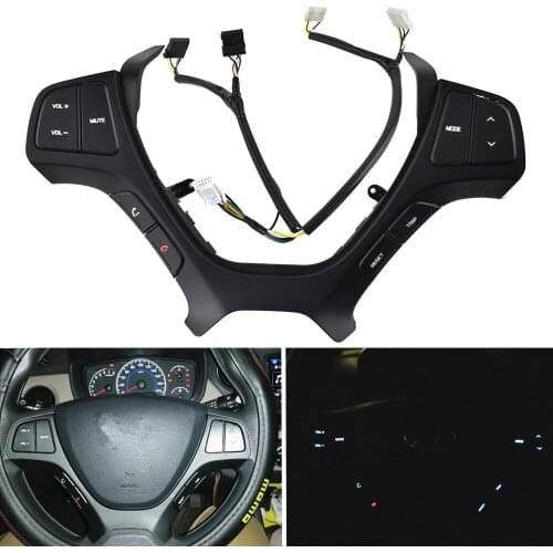 Auto Styling Steering Wheel Switch Cruise Control Volume Button For Hyundai i10 2014 2015 2016 2017 Car Accessories