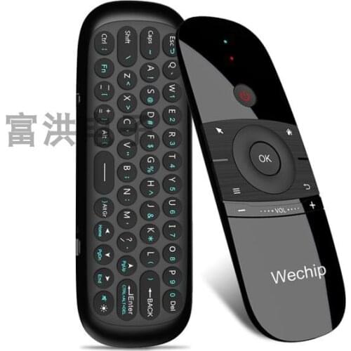 W1 Wireless QWERTY Keyboard Air Mouse Wechip Remote Control