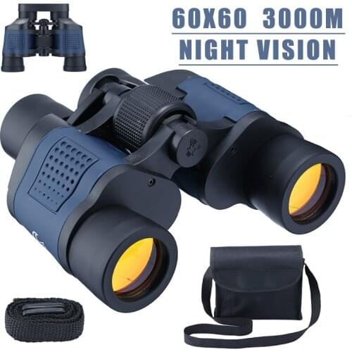60X60 Zoom Binoculars Telescope Day/Night Vision Large Eyepiece For Outdoor Travel Hunting Bird Watching Camping 8mftat
