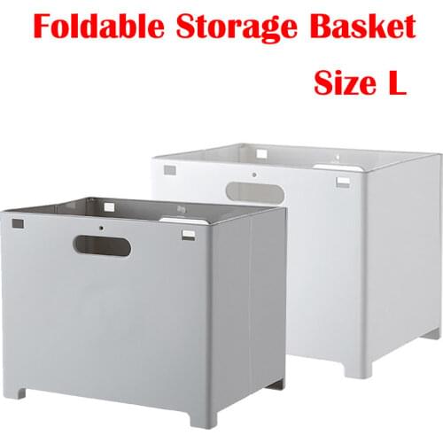 Large Capacity Collapsible Storage Basket Foldable Punch-free Wall Mounted Clothing Laundry Basket Portable Carrier Basket Home