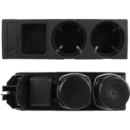 Black Multi Function Car cup bottle Holder money coins Storage Box For BMW E46 318 320 325 330 1998-2004 Drink Cup Holder