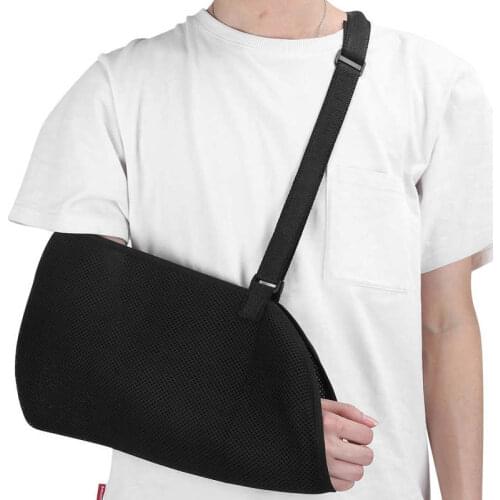 Breathable Arm Sling Adjustable Arm Support Shoulder Immobilizer for Fracture Sprain Wrist Arm Fixed Belt Strap Braces Supports