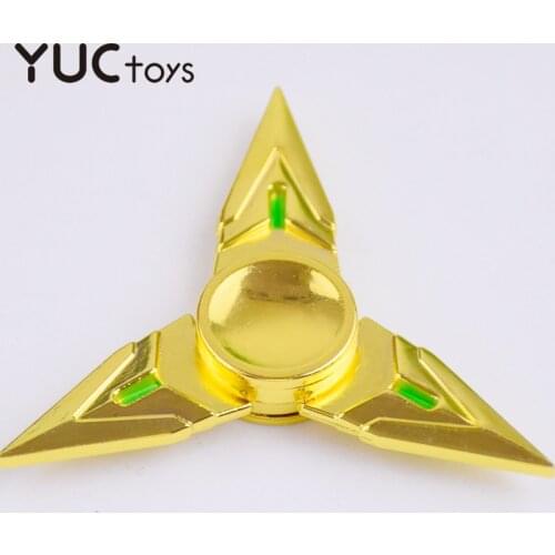 Creative Fidget Spinner Tri Spinner Zinc Alloy NARUTO Ninja Shuriken Sharingan Hand Spinner Finger Stress Reliever Toys For Kids