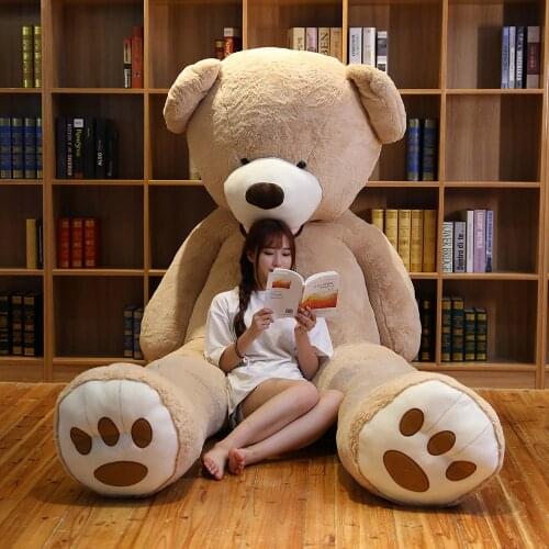 Hot 340cm Lovely Giant American Bear Plush Toys Stuffed Animals Teddy Doll Pillow Kids Girls Popular Valentine Birthday Gift