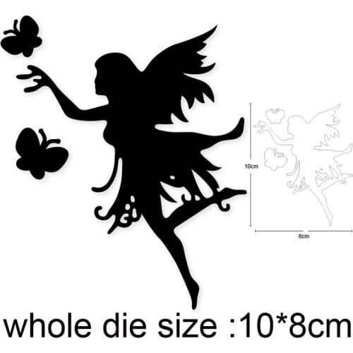 2020 new Craft dies Butterfly and Fairy Metal Cutting Dies Stencils for DIY Scrapbooking dies Embossing Album Paper Cards Making