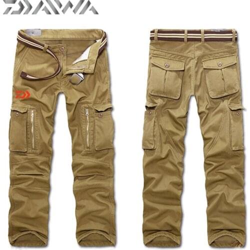 NEW Daiwa Drawstring Camouflage Pants Men Breathable Trousers Fishing Pants Hunting Outdoor Casual Joggers Pants In Sweatpants