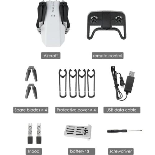 New KF609 4K HD Camera RC Mini Foldable Drone with WIFI FPV Selfie Optical Flow Stable Height Fly Quadcopter RC Helicopter Toy