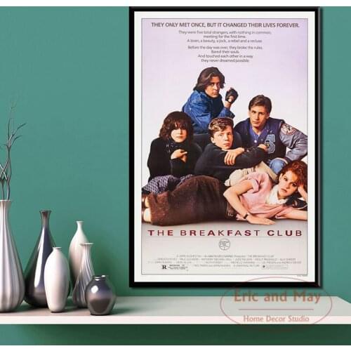 Club The Breakfast Retro Posters And Prints Wall Art Canvas Pictures Painting Hot Modern Style Living Room Decoration Quadro