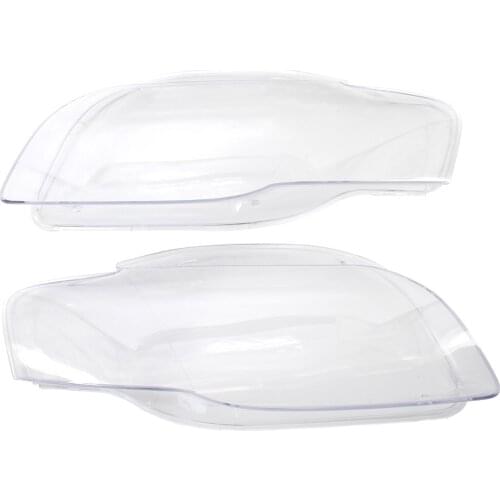 Lens Cover 1 Pair Dustproof Headlight Lampshade Fits for Audi A4 B7 S4 2005-2008 8E0941003 8E0941004
