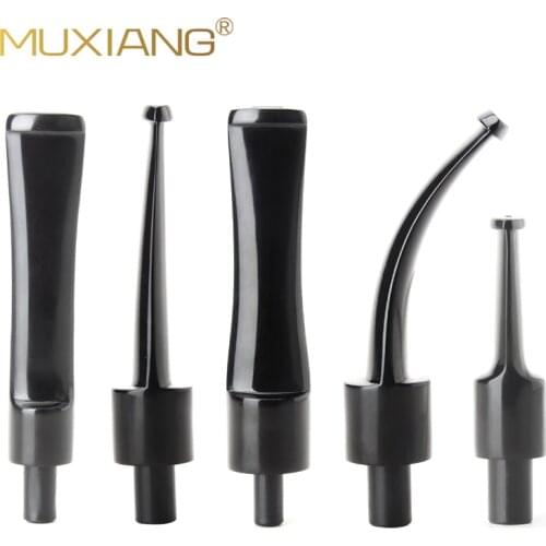 RU-MUXIANG Tobacco Pipe Stem Replacement Smoking Pipe Rubber Mouthpieces pipes accessories bs0001-bs0016
