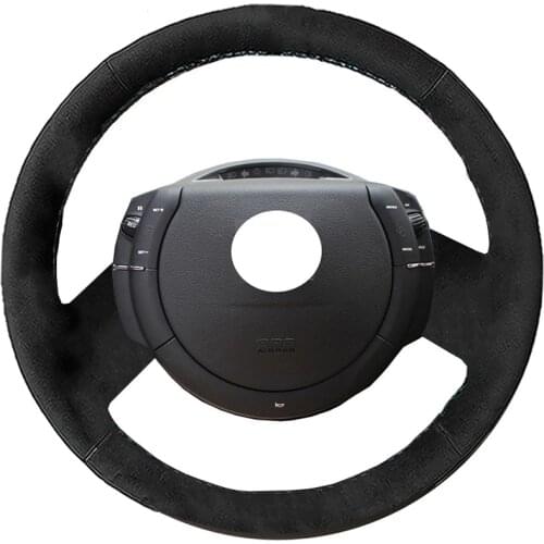 Car Styling Alcantara Leather Suede Car Steering Wheel Cover for Citroen Triumph Old C4 C-quatre 2005-2010