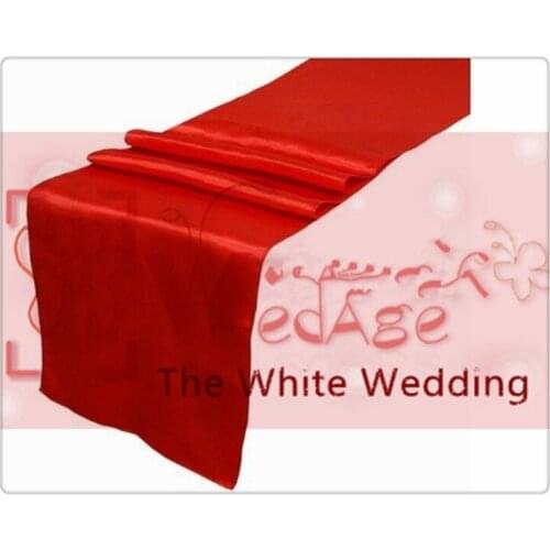 36 piece dark red table runners For Wedding FREE SHIPPING decor