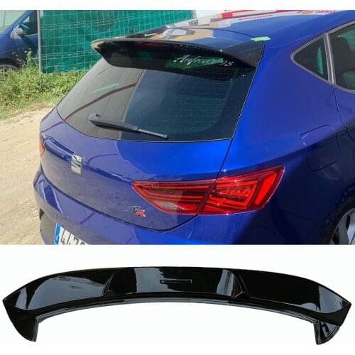 Rear Roof Lip Spoiler For V olkswagen Seat LEON MK3 5F FR Style Hatchback Spoiler 2012 - 2020 front lip rear diffuser