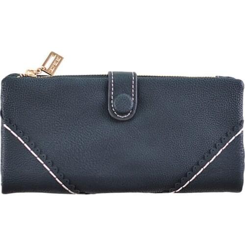 PU Leather Women Wallets Coin Pocket Hasp Card Holder Money Bags Casual Long Ladies large capacity Clutch Phone Teen girls Purse